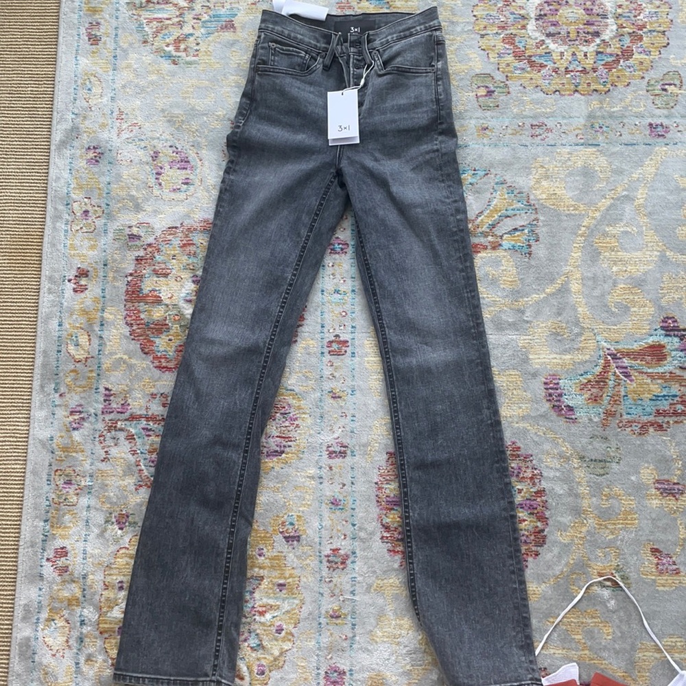 3x1 grey jeans nwt